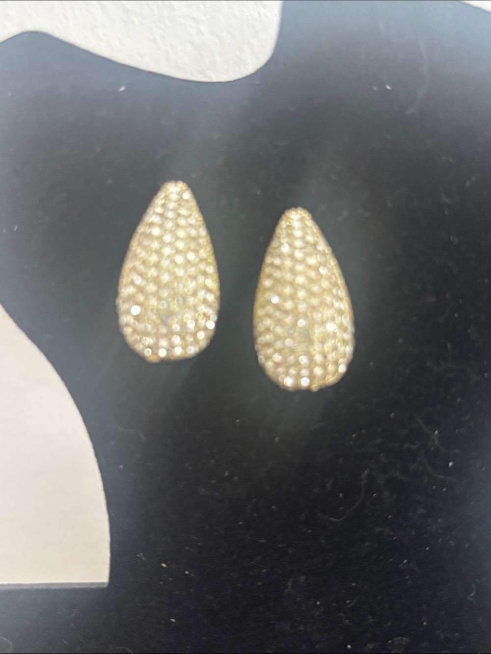 Gold Teardrop Earrings - 14 K Gold Plated